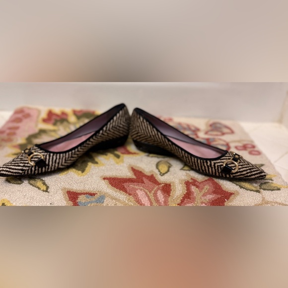 COLE HAAN X NIKE Limited Edition Calf Hair Pointed Toe Ballet Flats - Size 6 1/2 - Picture 4 of 16
